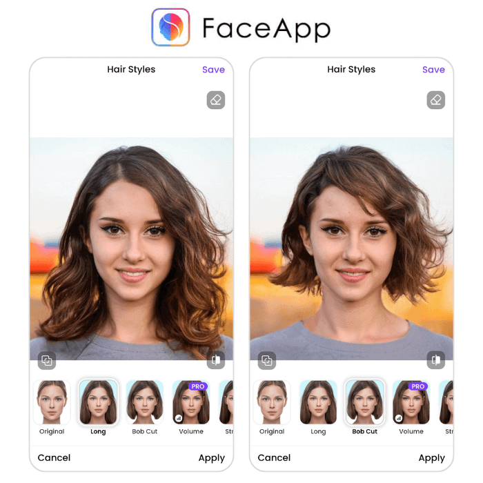 FaceApp neural photo edit applied to a portrait