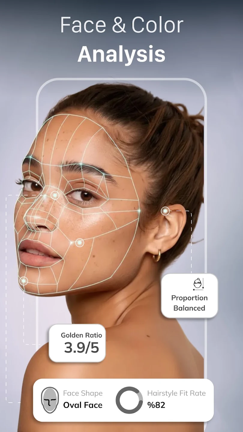 HairApp hairstyle try-on with hair type detection