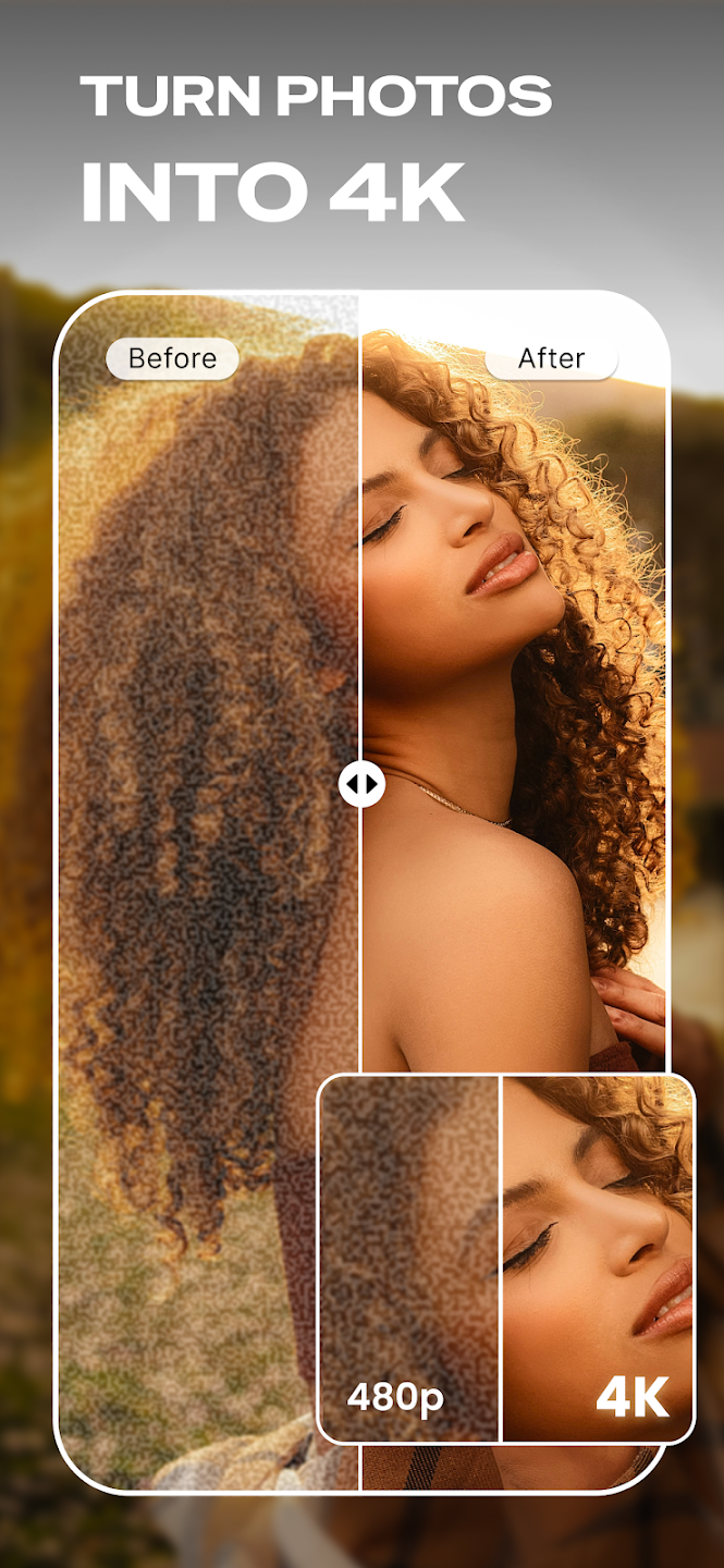 PhotoDirector hairstyle preset selection