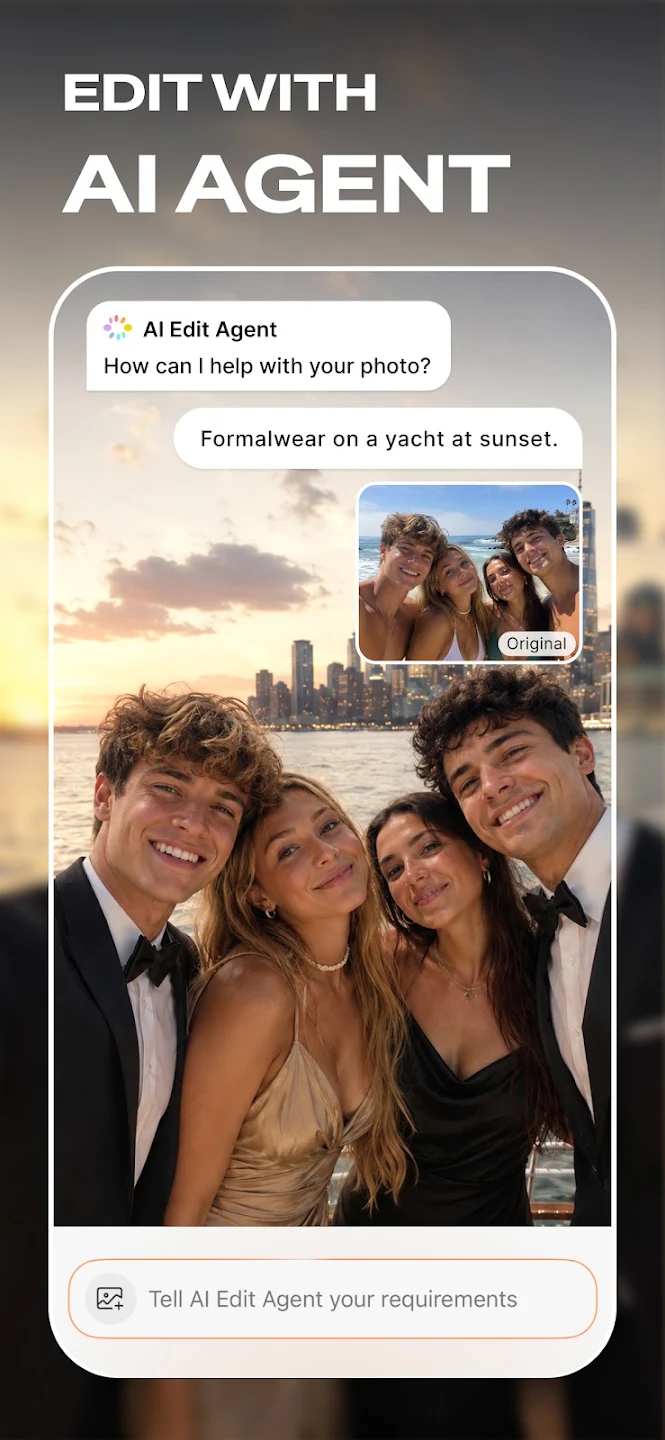 PhotoDirector AI hairstyle feature inside the photo editor